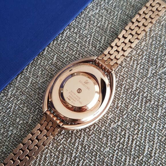 Swarovski Crystalline Oval Rose Gold Watch - Picture 13 of 16